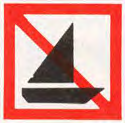 Verboden voor zeilschepen