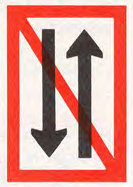 Ontmoeten en voorbijlopen verboden